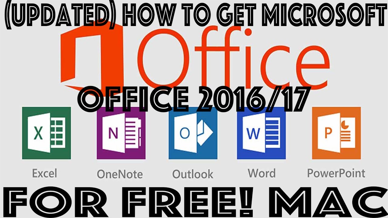 free microsoft office for mac youtube
